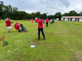 First time at the World Games for golfer 
Ivan Mannion Gomez as he practised on Friday 
at the Bad Saarow competition course.